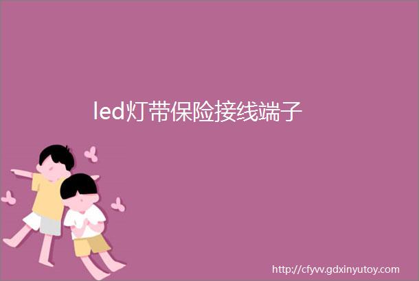 led灯带保险接线端子